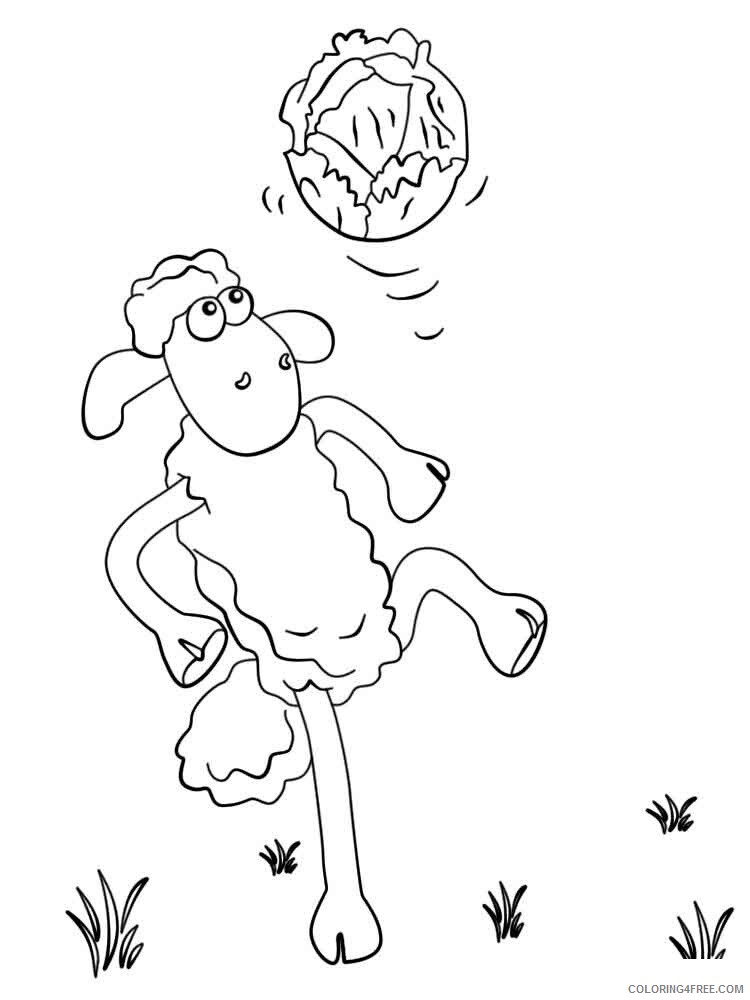 Shaun the Sheep Coloring Pages TV Film shaun the sheep 8 Printable 2020 07499 Coloring4free
