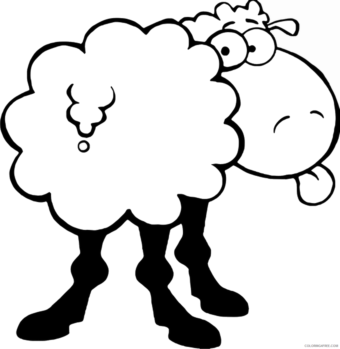 Shaun the Sheep Coloring Pages TV Film shaun the sheep19 Printable 2020 07475 Coloring4free