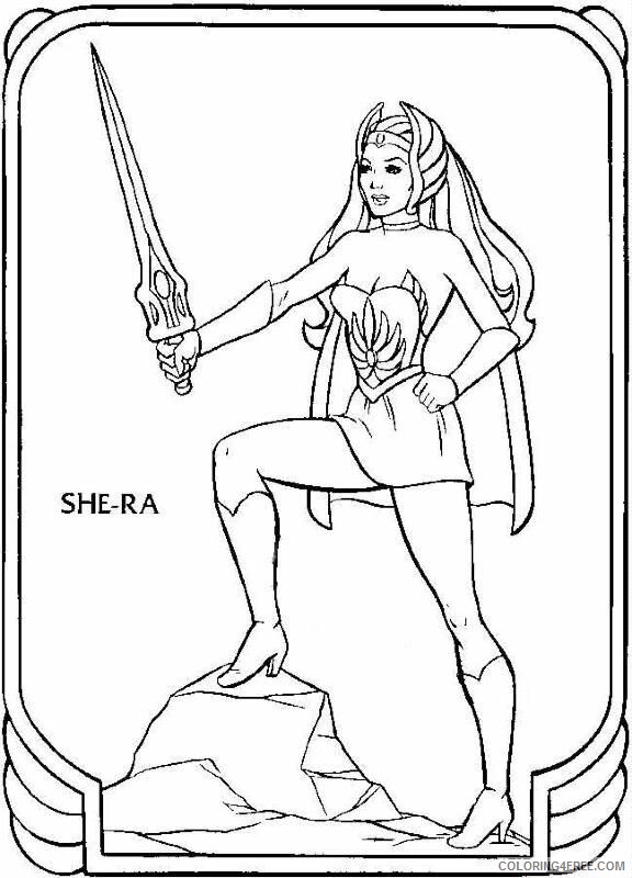 She Ra and the Princesses of Power Coloring Pages TV Film Printable 2020 07509 Coloring4free