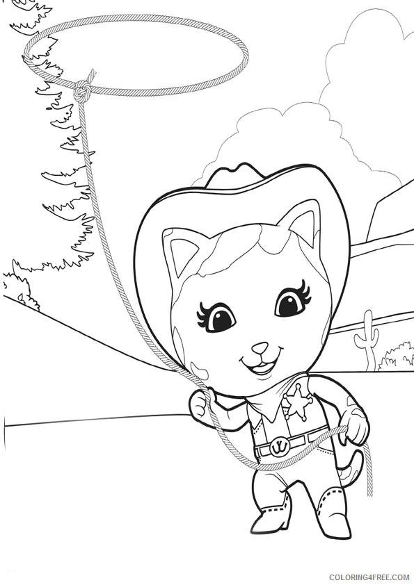 Sheriff Callie Coloring Pages TV Film Sheriff Callie Printable 2020 07520 Coloring4free