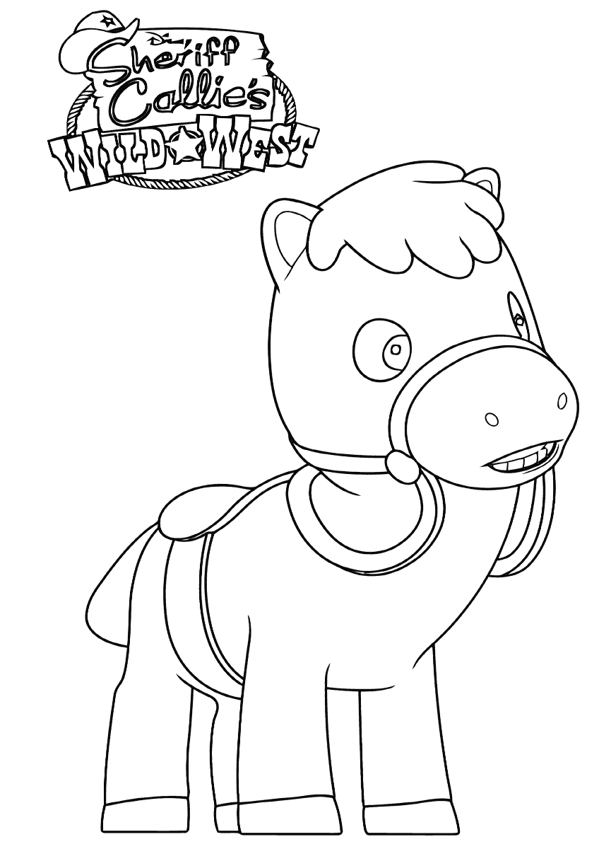 Sheriff Callie Coloring Pages TV Film Sparky Sheriff Callie Printable 2020 07528 Coloring4free