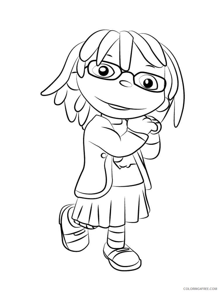 Sid the Science Kid Coloring Pages TV Film Printable 2020 07551 Coloring4free