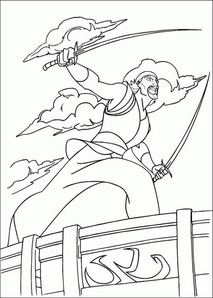 Sinbad Coloring Pages TV Film sinbad L5L2a Printable 2020 07575 Coloring4free