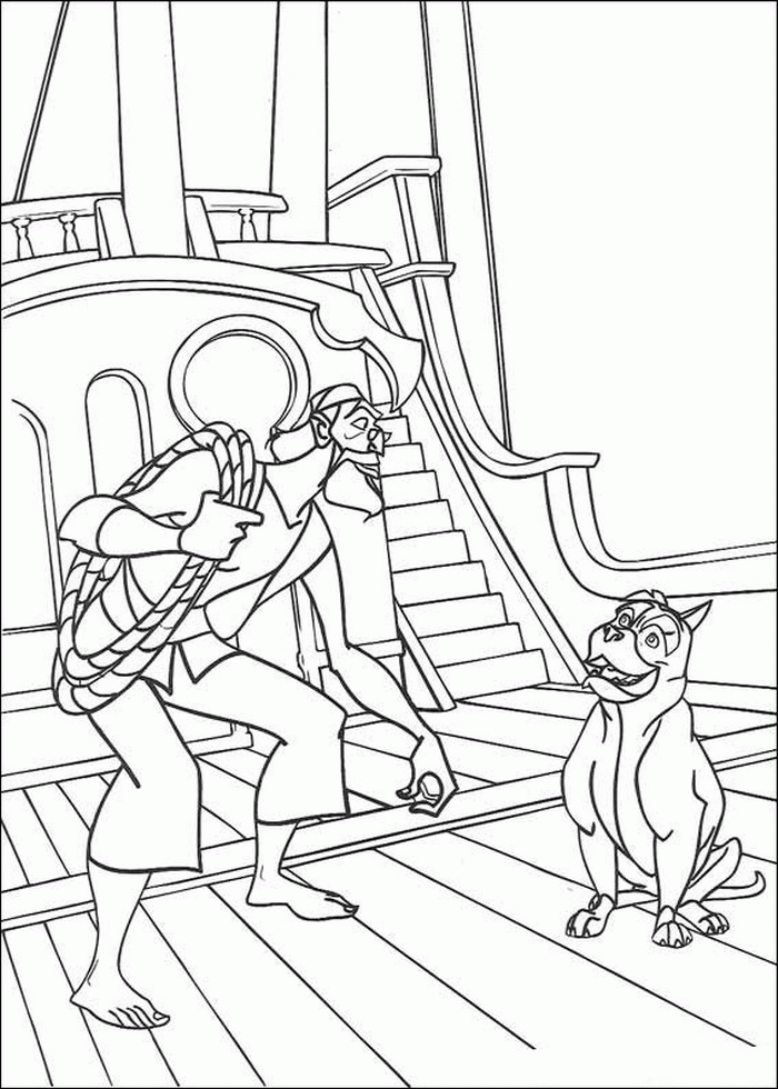 Sinbad Coloring Pages TV Film sinbad the sailor 11 Printable 2020 07583 Coloring4free