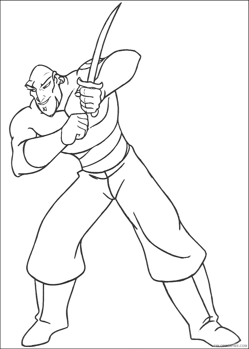 Sinbad Coloring Pages TV Film sinbad_cl_05 Printable 2020 07557 Coloring4free