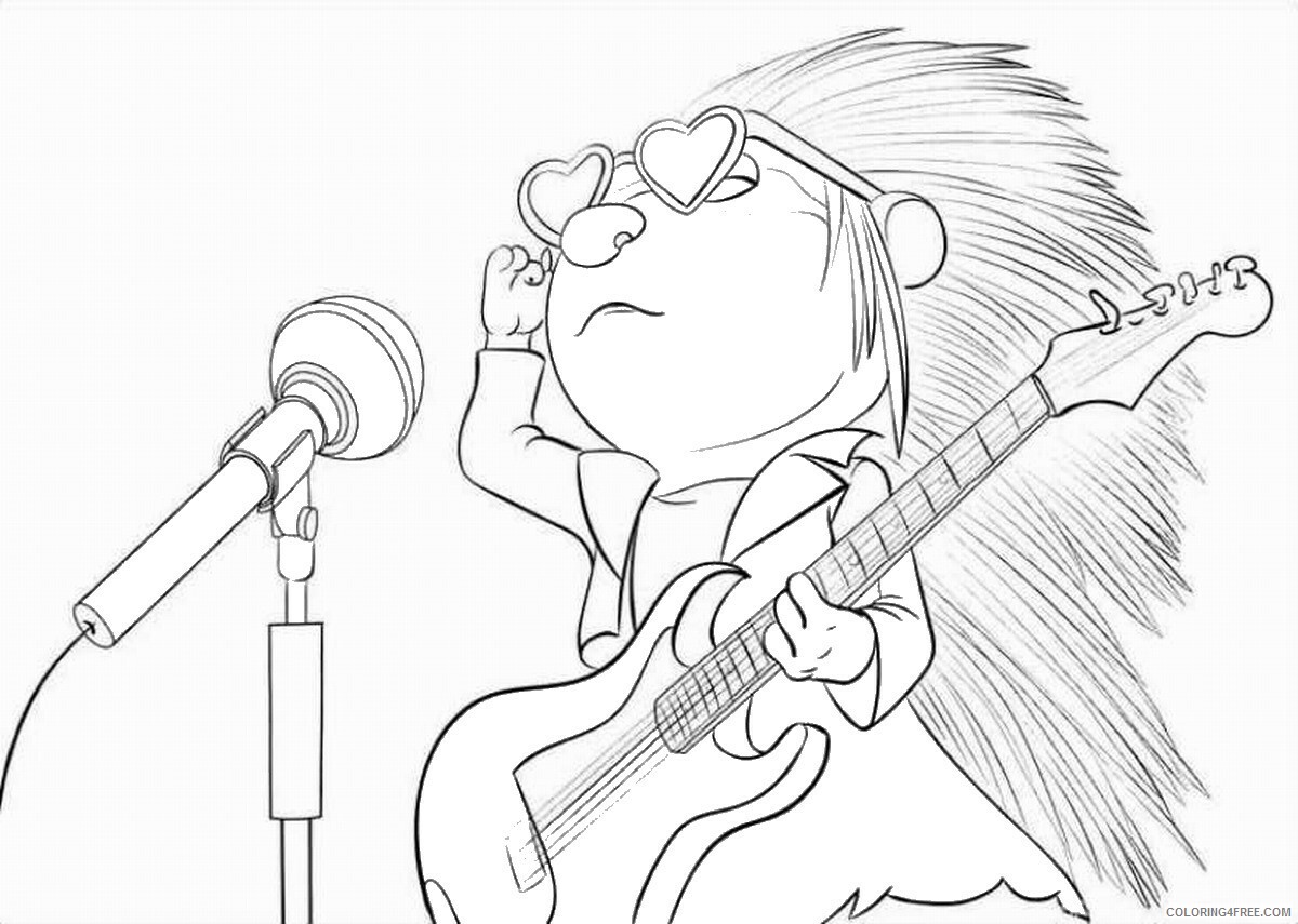 Sing Coloring Pages TV Film sing20 Printable 2020 07605 Coloring4free