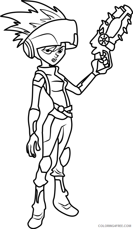 Slugterra Coloring Pages TV Film shorty Printable 2020 07638 Coloring4free