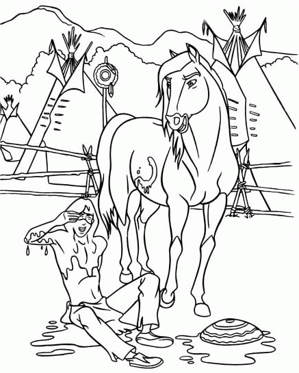 Spirit Riding Free Coloring Pages TV Film Printable 2020 07691 Coloring4free