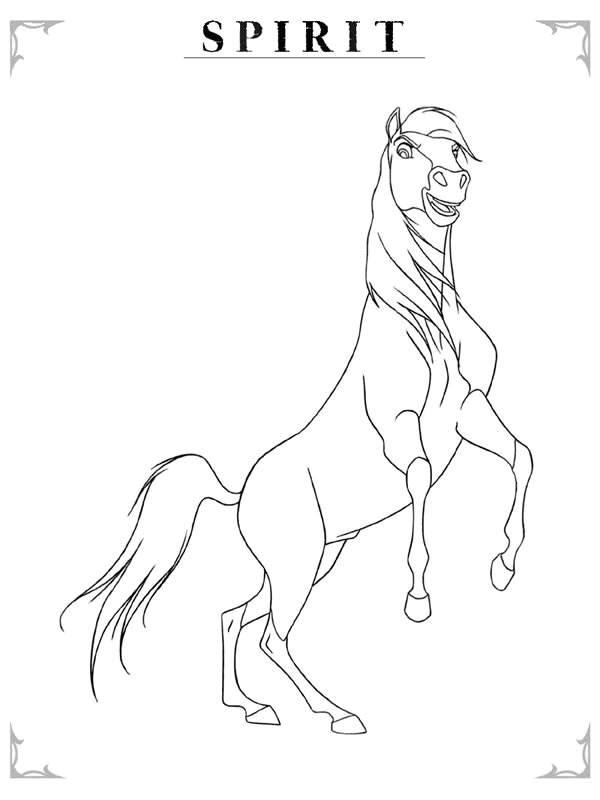 Spirit Riding Free Coloring Pages TV Film Printable 2020 07713 Coloring4free