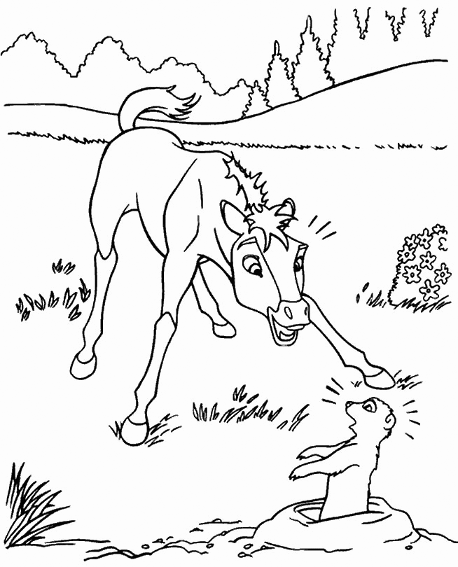 Spirit Riding Free Coloring Pages TV Film Scene Printable 2020 07714 Coloring4free