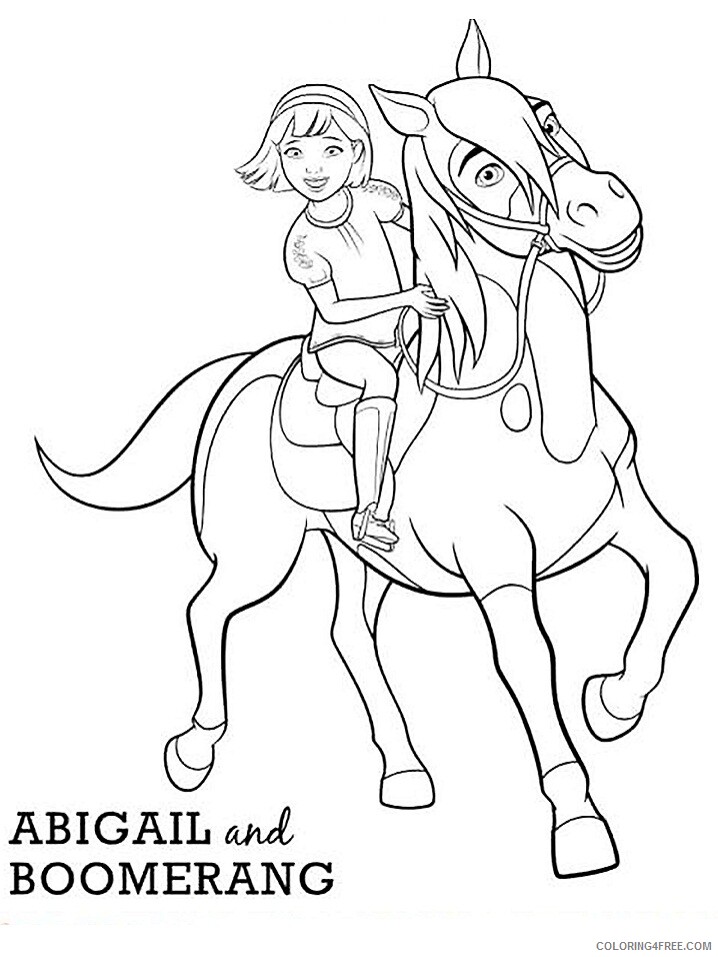 Spirit Riding Free Coloring Pages Tv Film For Children Printable 2020 07671 Coloring4free Coloring4free Com