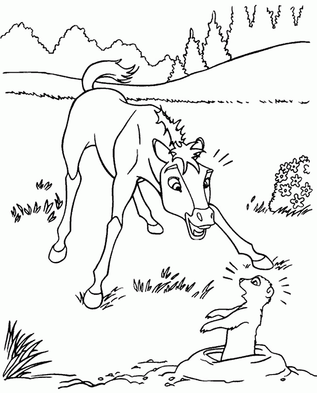 Spirit Riding Free Coloring Pages TV Film spirit 6Wujm Printable 2020 07684 Coloring4free