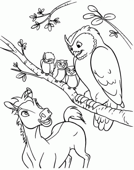 Spirit Riding Free Coloring Pages TV Film spirit Aikho Printable 2020 07686 Coloring4free