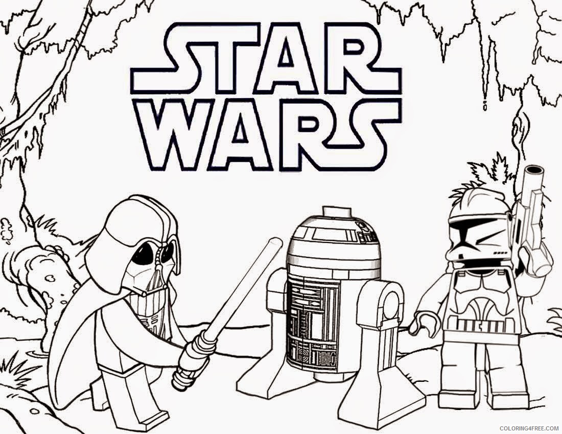Star Wars Coloring Pages TV Film Free Lego Star Wars Printable 2020 07787 Coloring4free