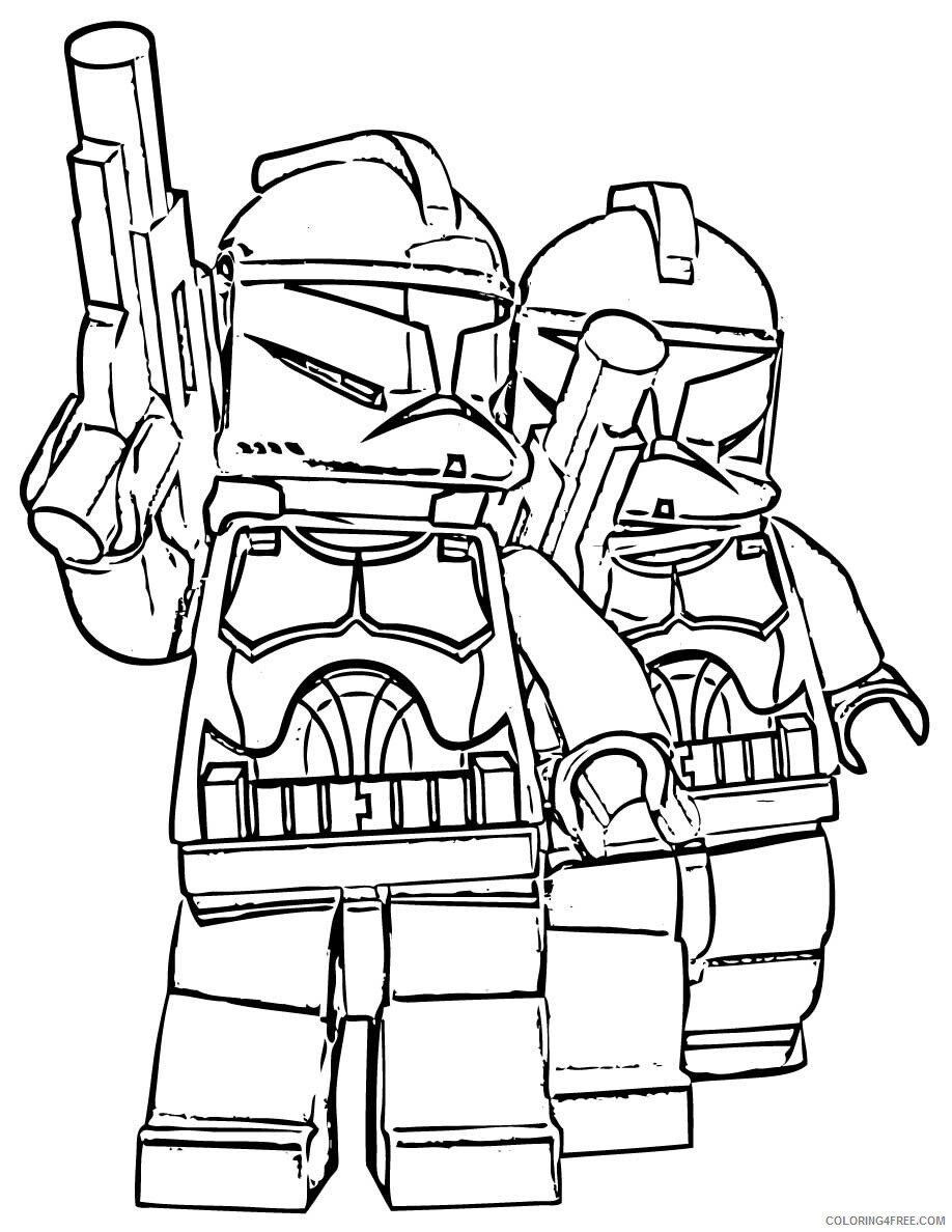 Star Wars Coloring Pages TV Film Lego Star Wars Free Printable 2020 07805 Coloring4free