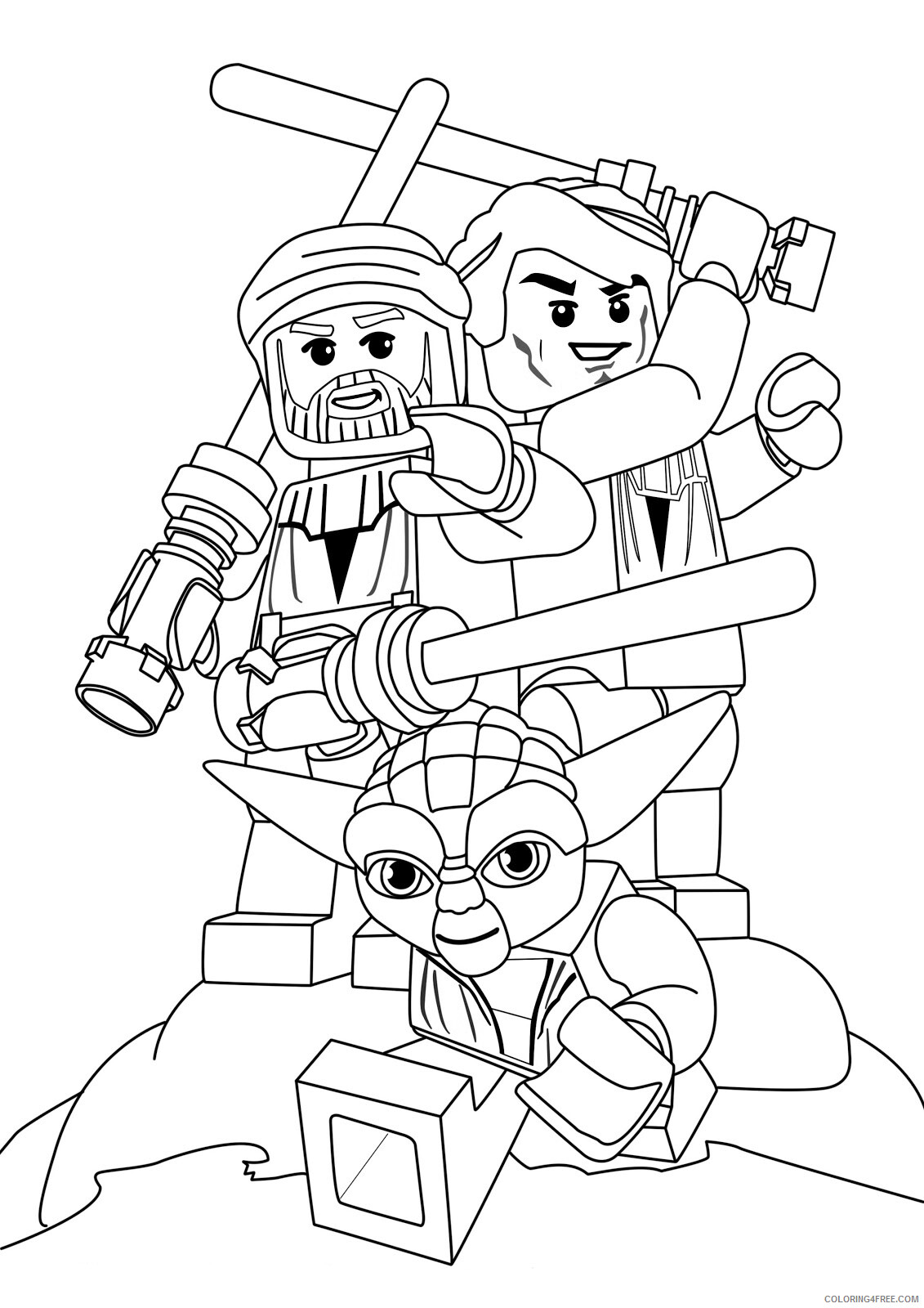 Star Wars Coloring Pages TV Film Printable Lego Star Wars Printable 2020 07818 Coloring4free