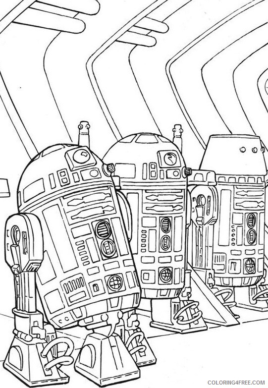 Star Wars Coloring Pages TV Film R2 Droids Star Wars Printable 2020 07825 Coloring4free