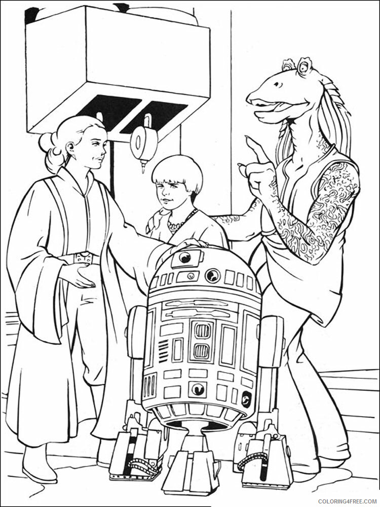Star Wars Coloring Pages TV Film Star Wars 22 Printable 2020 07981 Coloring4free