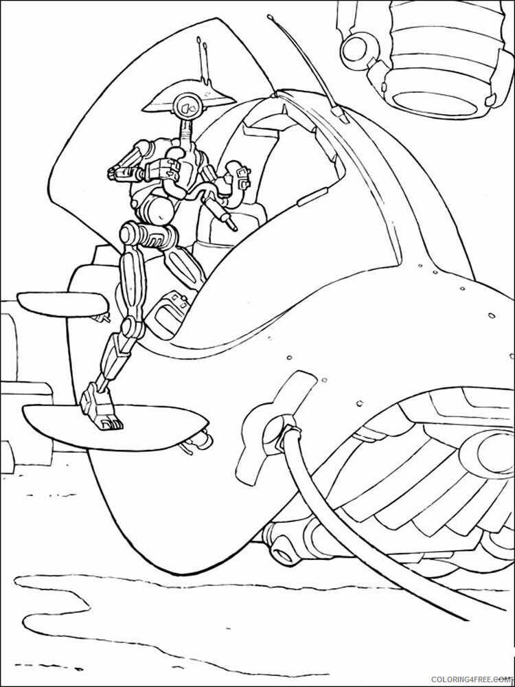 Star Wars Coloring Pages TV Film Star Wars 45 Printable 2020 08006 Coloring4free