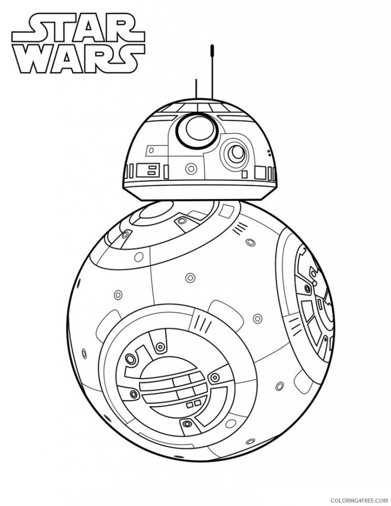 Star Wars Coloring Pages TV Film Star Wars BB8 Printable 2020 07950 Coloring4free