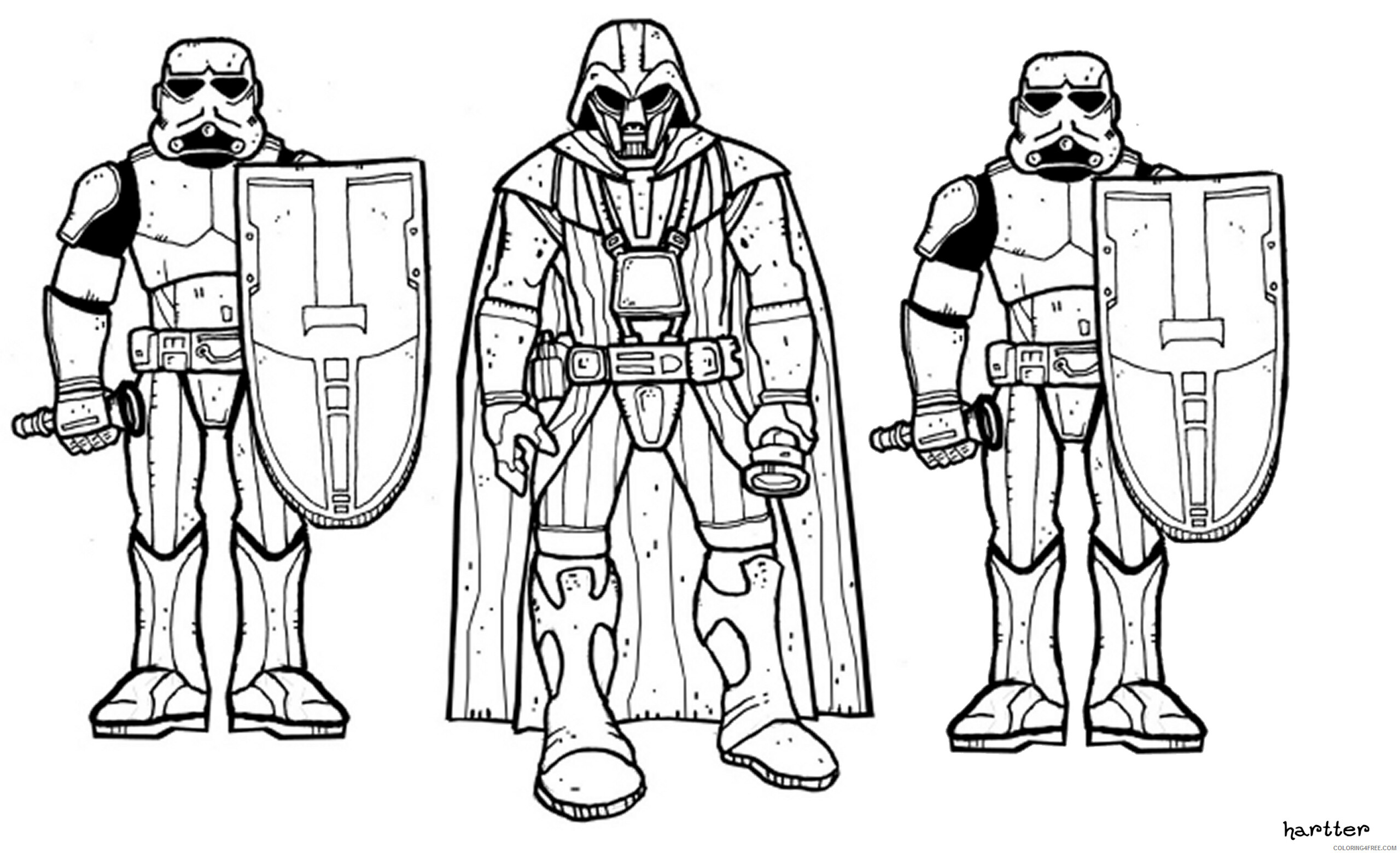 Star Wars Coloring Pages TV Film Star Wars Boba Fett Printable 2020 08024 Coloring4free