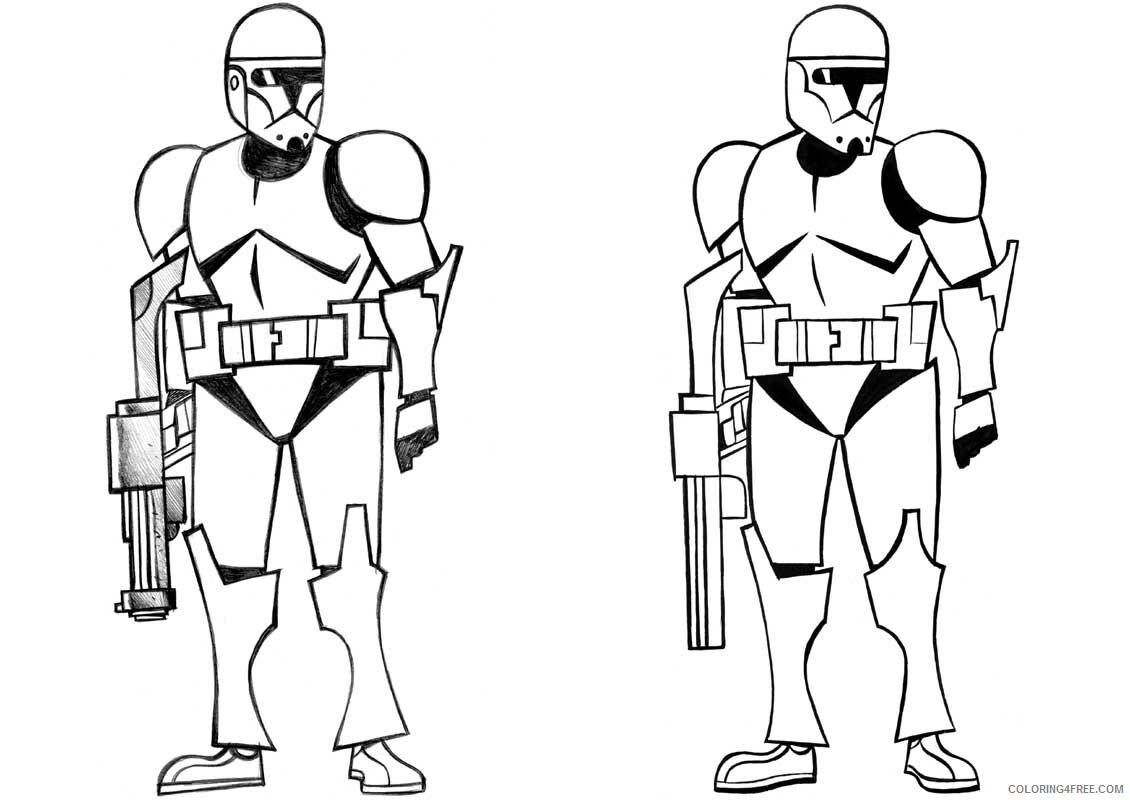 Star Wars Coloring Pages TV Film Star Wars Clone Printable 2020 07959 Coloring4free