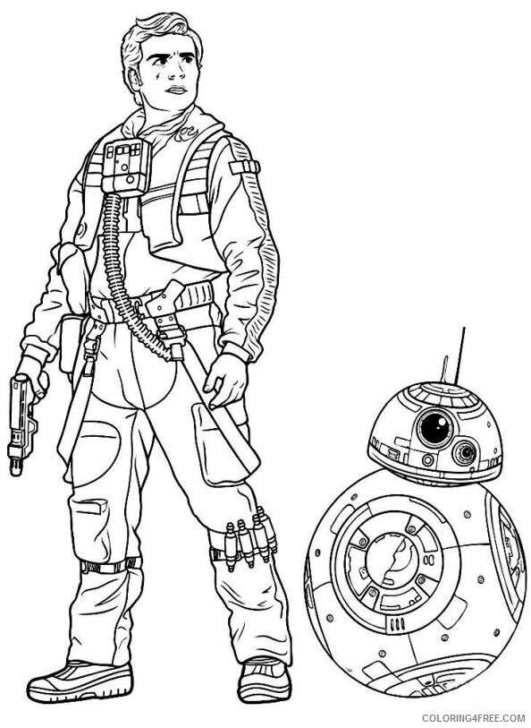 Star Wars Coloring Pages TV Film Star Wars Force Awakens Printable 2020 08041 Coloring4free