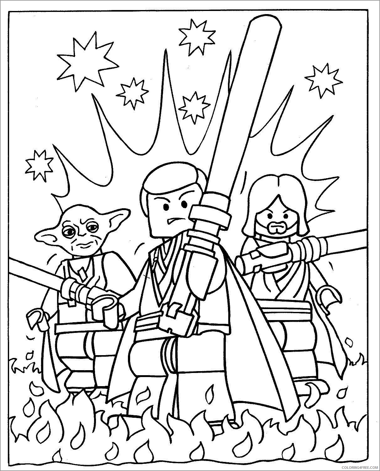 Star Wars Coloring Pages TV Film free star wars lego Printable 2020 07790 Coloring4free