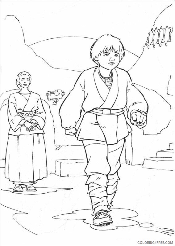 Star Wars Coloring Pages TV Film star wars 014 Printable 2020 07838 Coloring4free