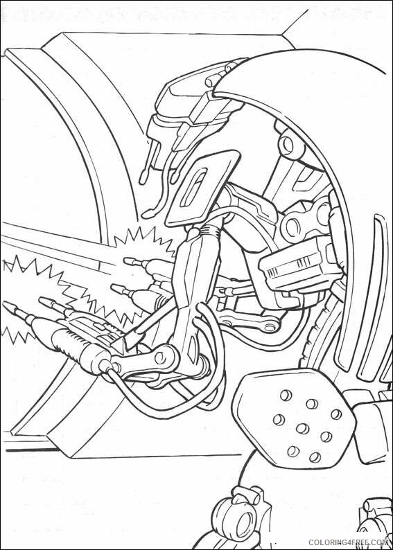 Star Wars Coloring Pages TV Film star wars 022 Printable 2020 07846 Coloring4free