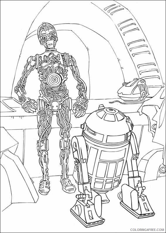 Star Wars Coloring Pages TV Film star wars 035 Printable 2020 07858 Coloring4free