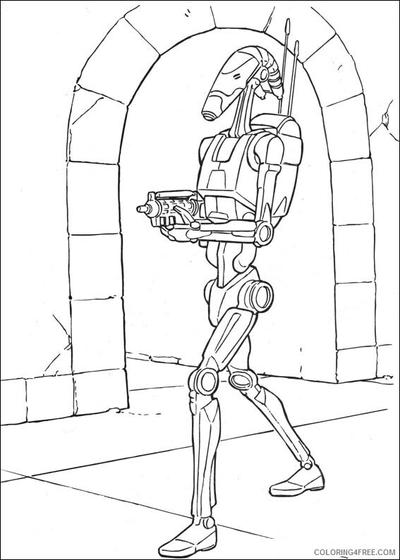 Star Wars Coloring Pages TV Film star wars 041 Printable 2020 07864 Coloring4free