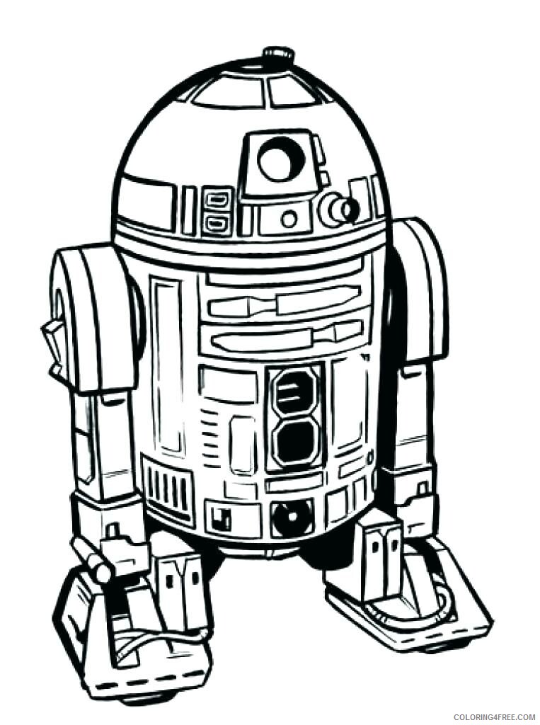 Star Wars R2D2 Coloring Pages TV Film Star Wars R2D2 Printable 2020 08070 Coloring4free