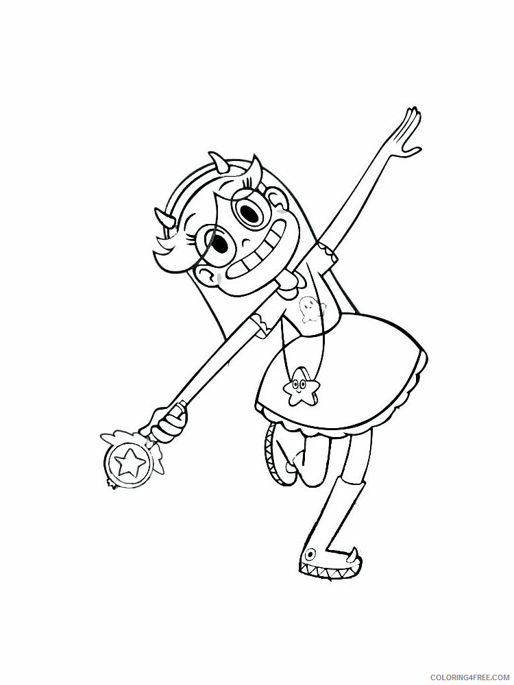 Star vs the Forces of Evil Coloring Pages TV Film Printable 2020 07739 Coloring4free
