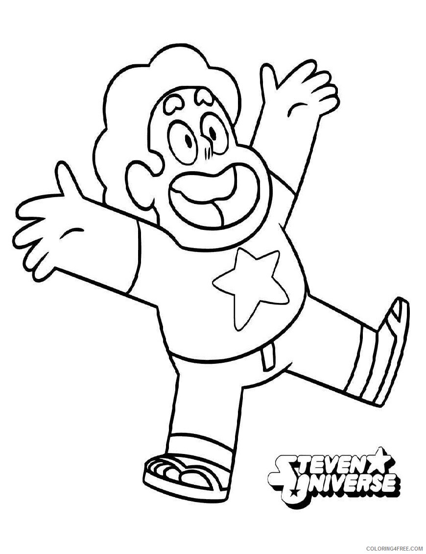 Steven Universe Coloring Pages TV Film Printable 2020 08073 Coloring4free