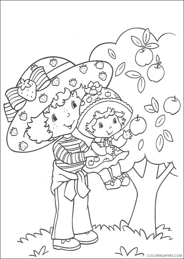 Strawberry Shortcake Coloring Pages TV Film For Kids Printable 2020 08206 Coloring4free