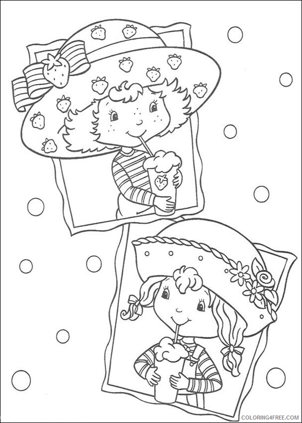 Strawberry Shortcake Coloring Pages TV Film For Kids Printable 2020 08207 Coloring4free