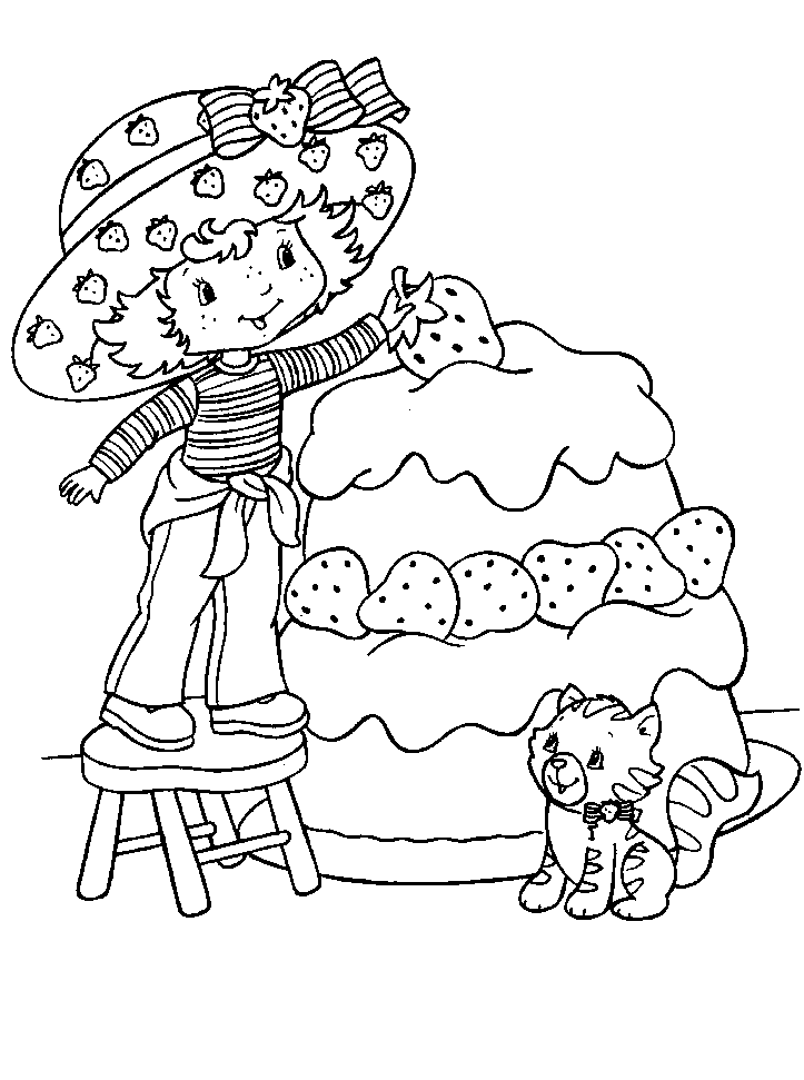 Strawberry Shortcake Coloring Pages TV Film New Printable 2020 08102 Coloring4free