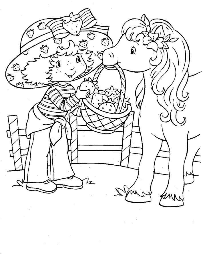 Strawberry Shortcake Coloring Pages TV Film Old Printable 2020 08103 Coloring4free