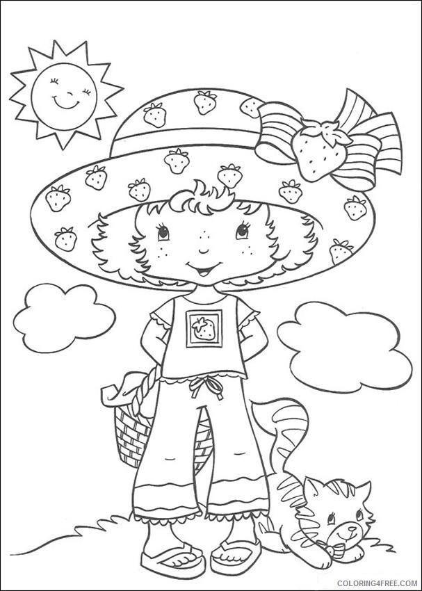 Strawberry Shortcake Coloring Pages TV Film Printable 2020 08096 Coloring4free