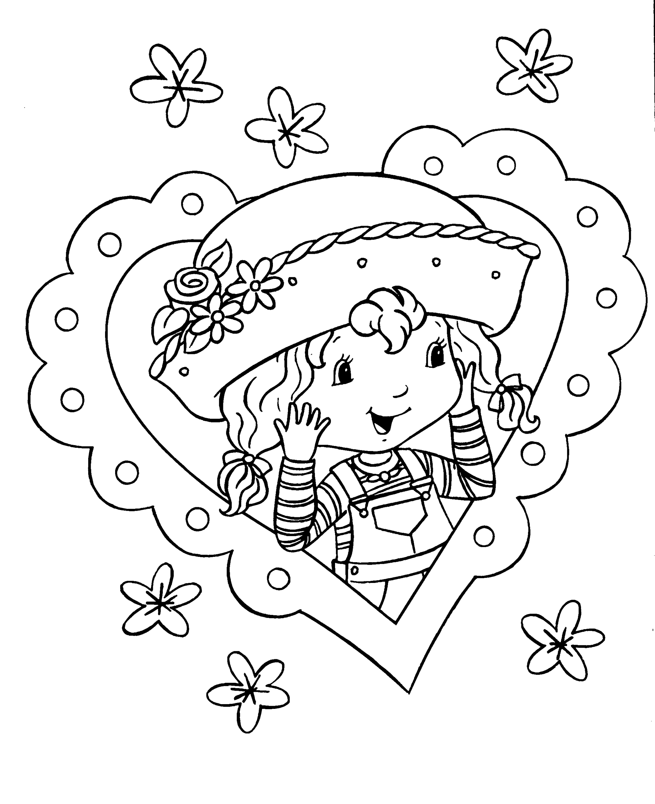 Strawberry Shortcake Coloring Pages TV Film Printable 2020 08097 Coloring4free