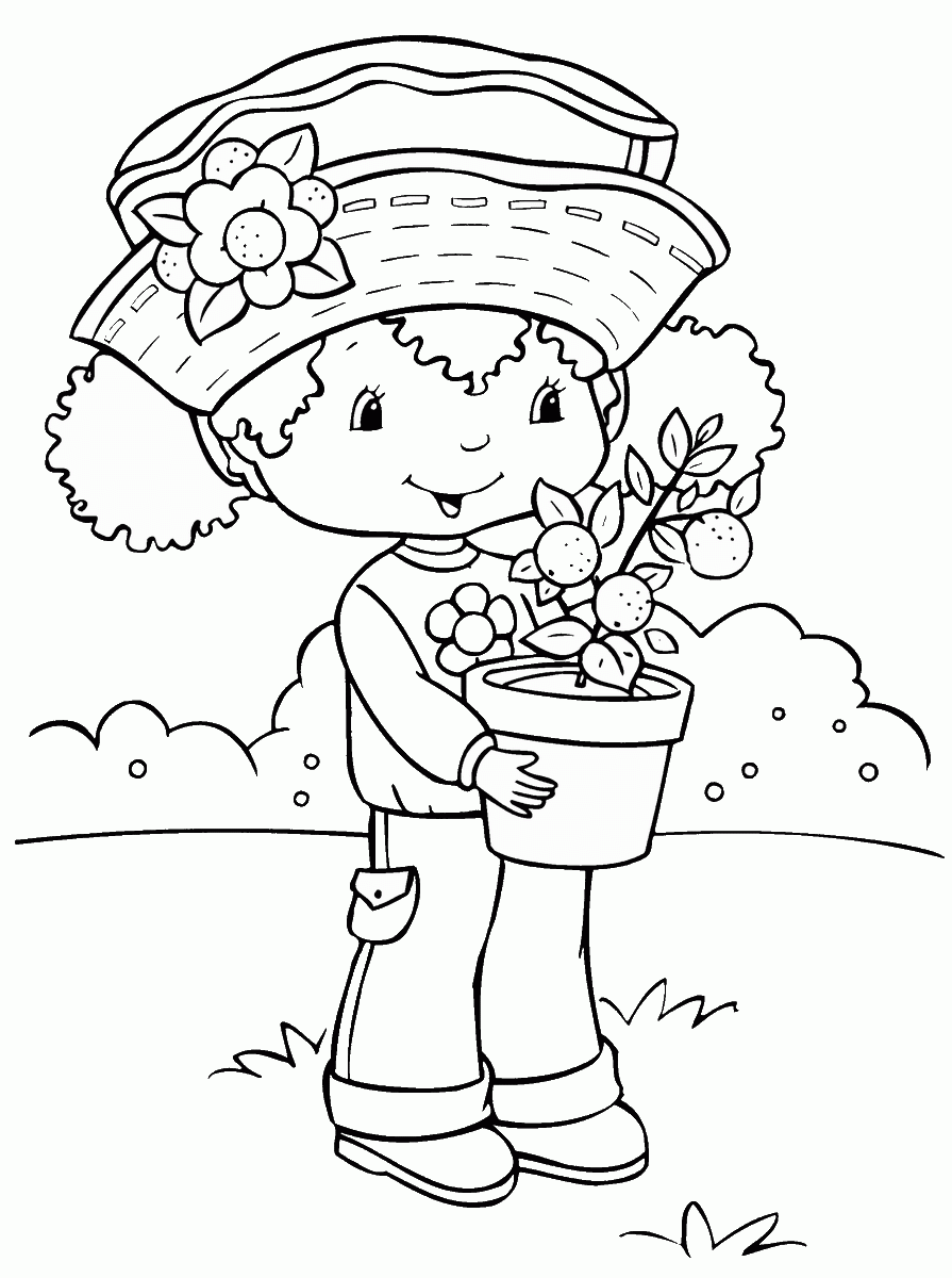 Strawberry Shortcake Coloring Pages TV Film Printable 2020 08106 Coloring4free