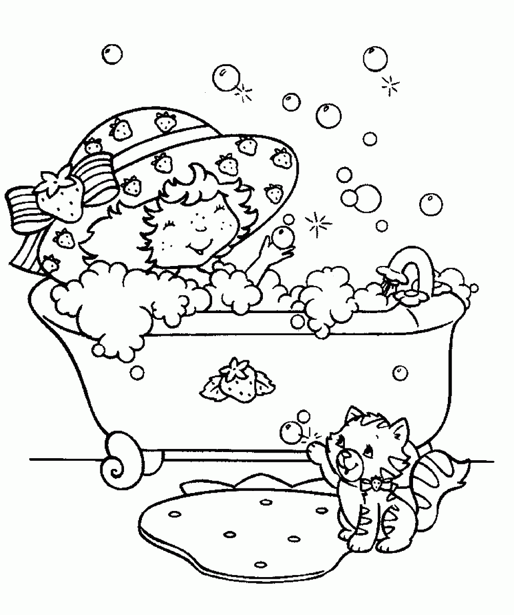 Strawberry Shortcake Coloring Pages TV Film Printable 2020 08118 Coloring4free