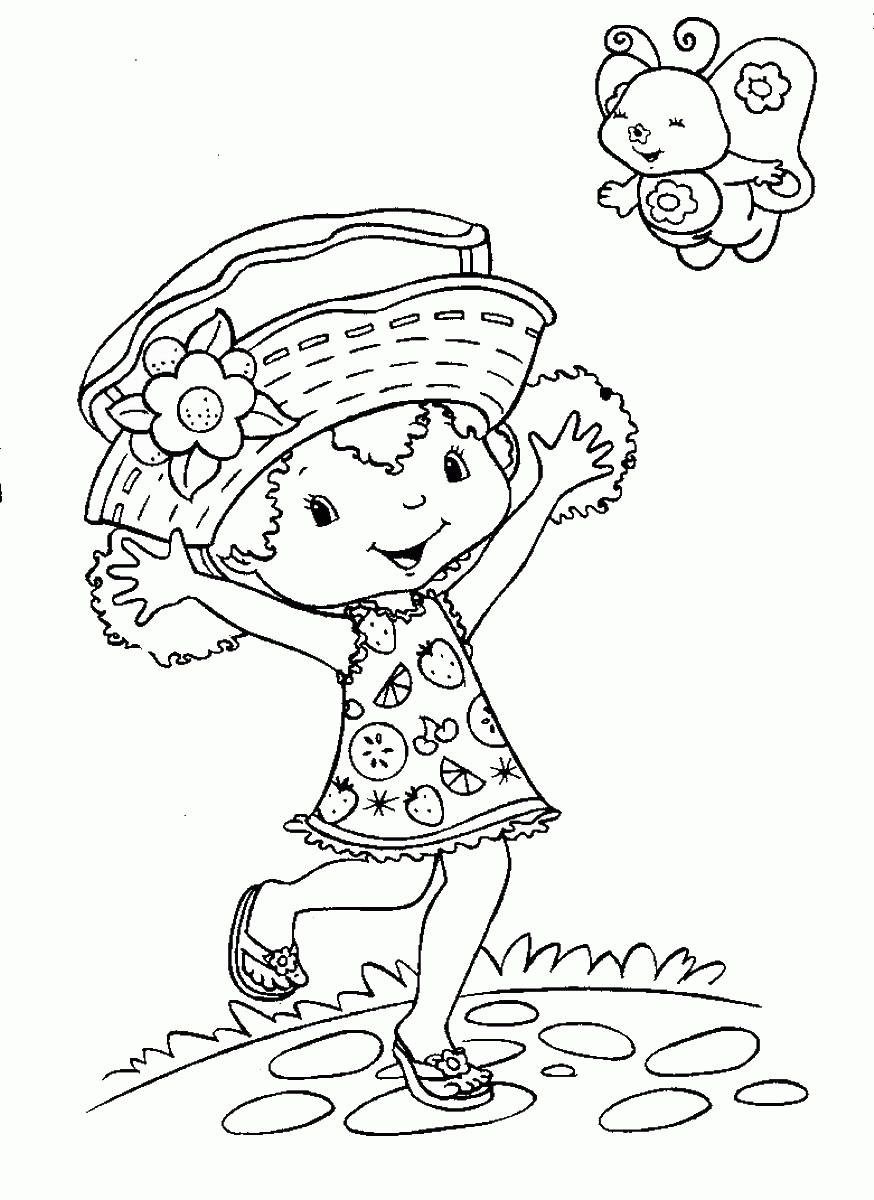 Strawberry Shortcake Coloring Pages TV Film Printable 2020 08119 Coloring4free