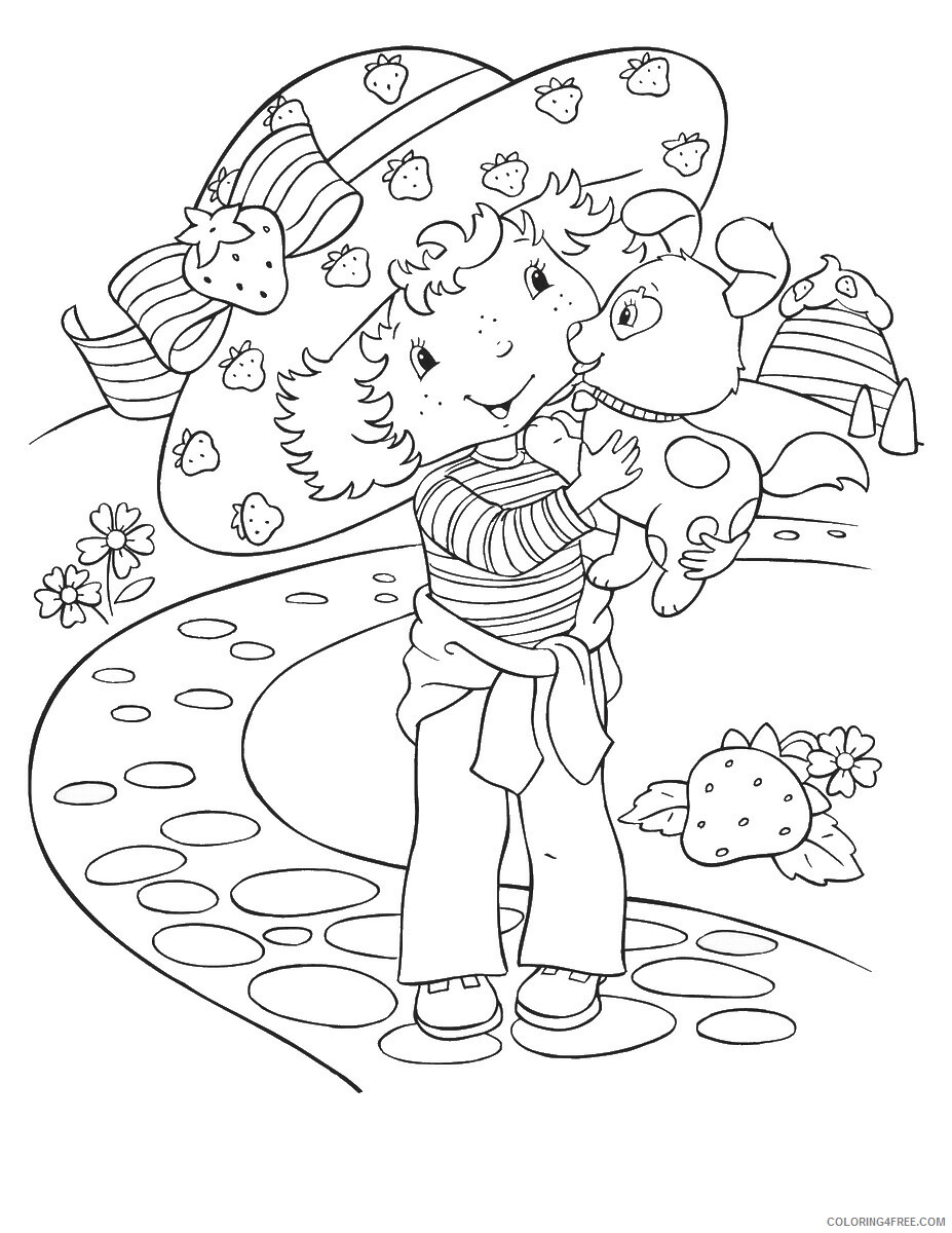 Strawberry Shortcake Coloring Pages TV Film Printable 2020 08120 Coloring4free