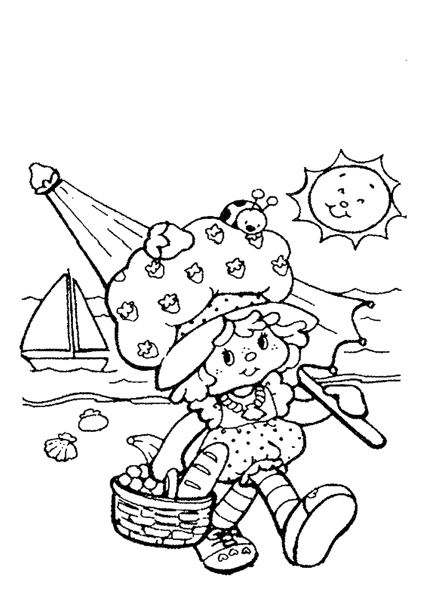Strawberry Shortcake Coloring Pages TV Film Printable 2020 08124 Coloring4free