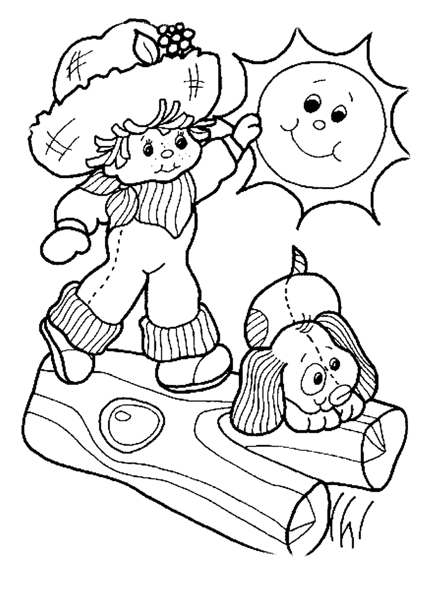 Strawberry Shortcake Coloring Pages TV Film Printable 2020 08125 Coloring4free