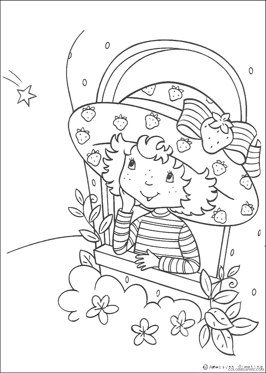 Strawberry Shortcake Coloring Pages TV Film Printable 2020 08127 Coloring4free