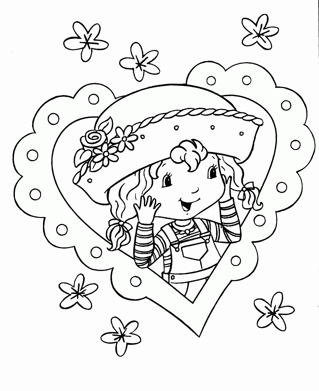 Strawberry Shortcake Coloring Pages TV Film Printable 2020 08131 Coloring4free