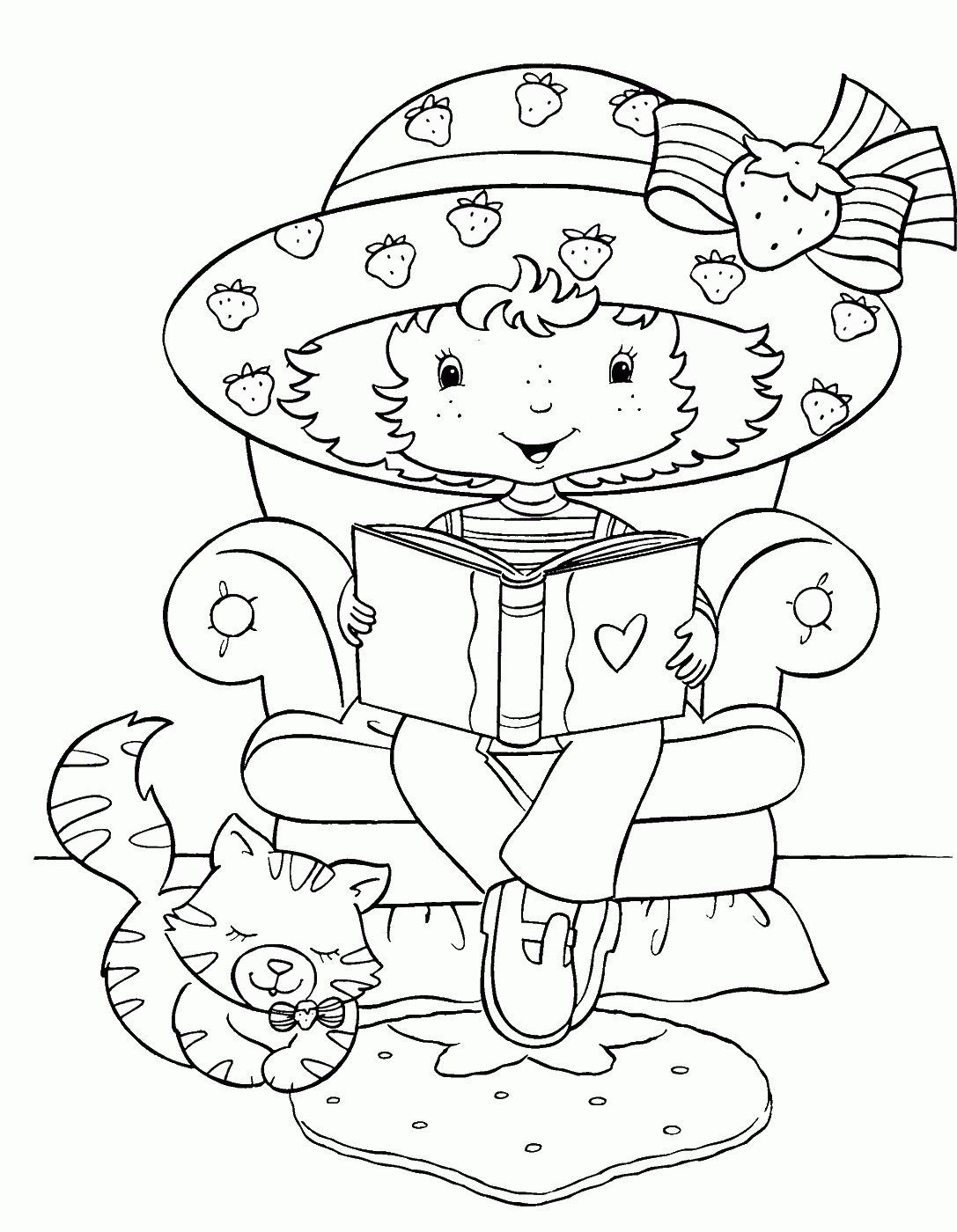 Strawberry Shortcake Coloring Pages TV Film Printable 2020 08134 Coloring4free
